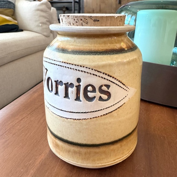 Large Ceramic Worries Jar - Picture 3 of 9